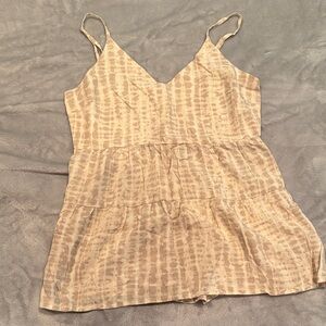 Old Navy Cream Tie-Dye Camisole